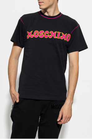 Moschino Alexander McQueen logo-print crew neck T-shirt