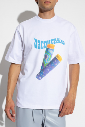 Jacquemus T-shirt claro z logo
