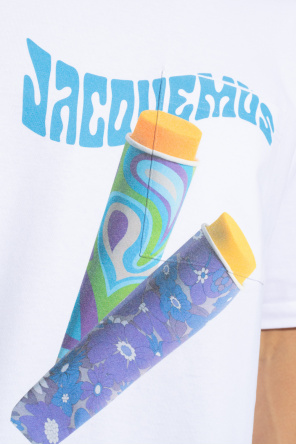 Jacquemus T-shirt claro z logo