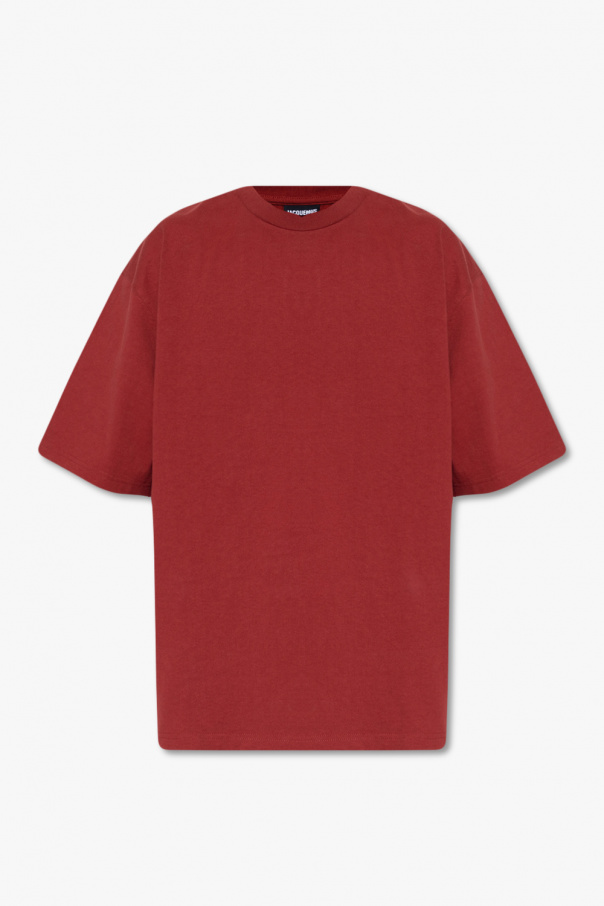 Jacquemus T Shirt Premium Core 2.0 oferece um decote canelado e um corte reto