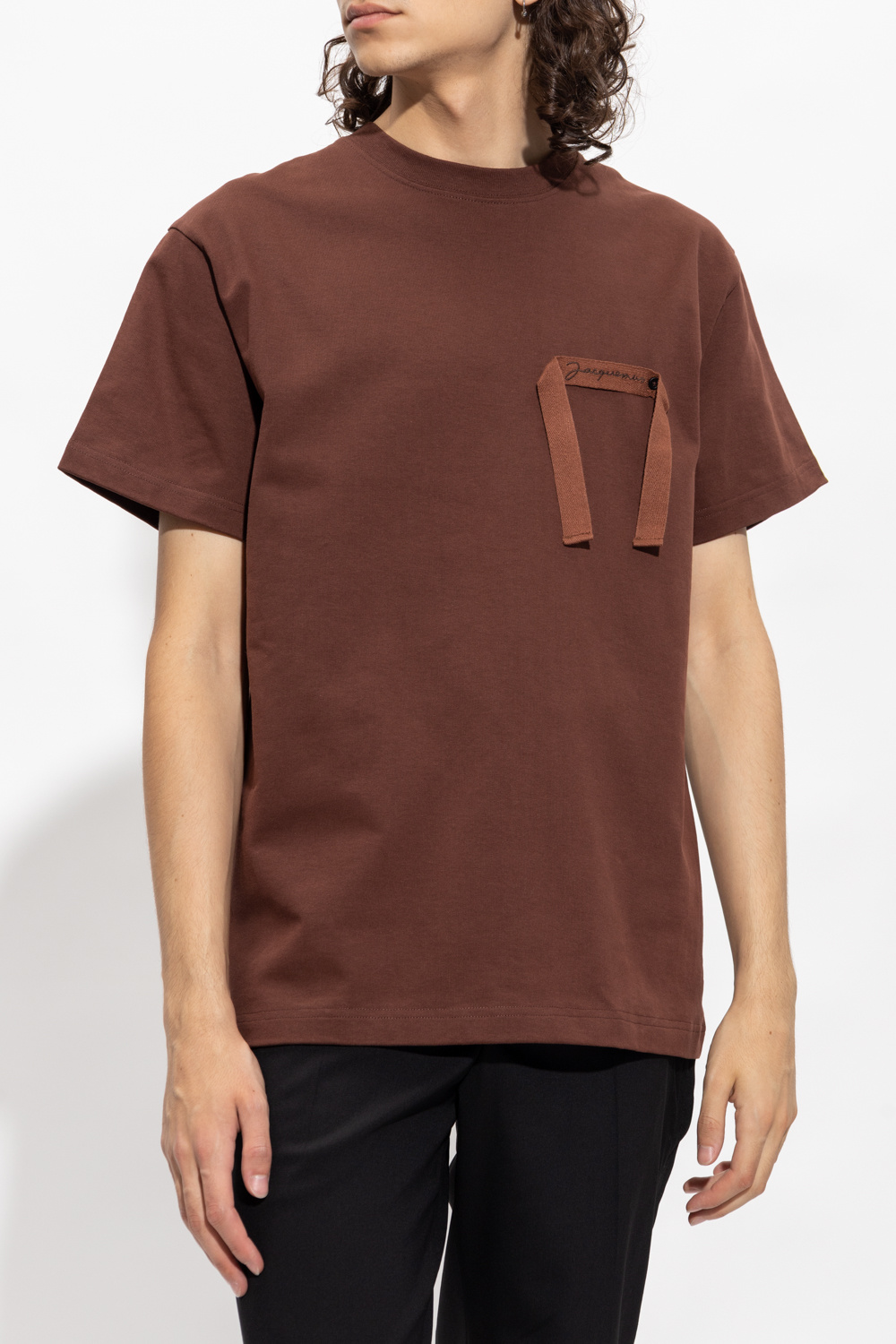 Jacquemus T-shirt z logo ‘Gros Grain’
