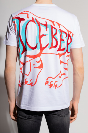 Iceberg Rick Owens long-line round-neck T-shirt Nero