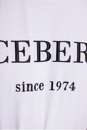 Iceberg T-shirt Camel Motif Grec