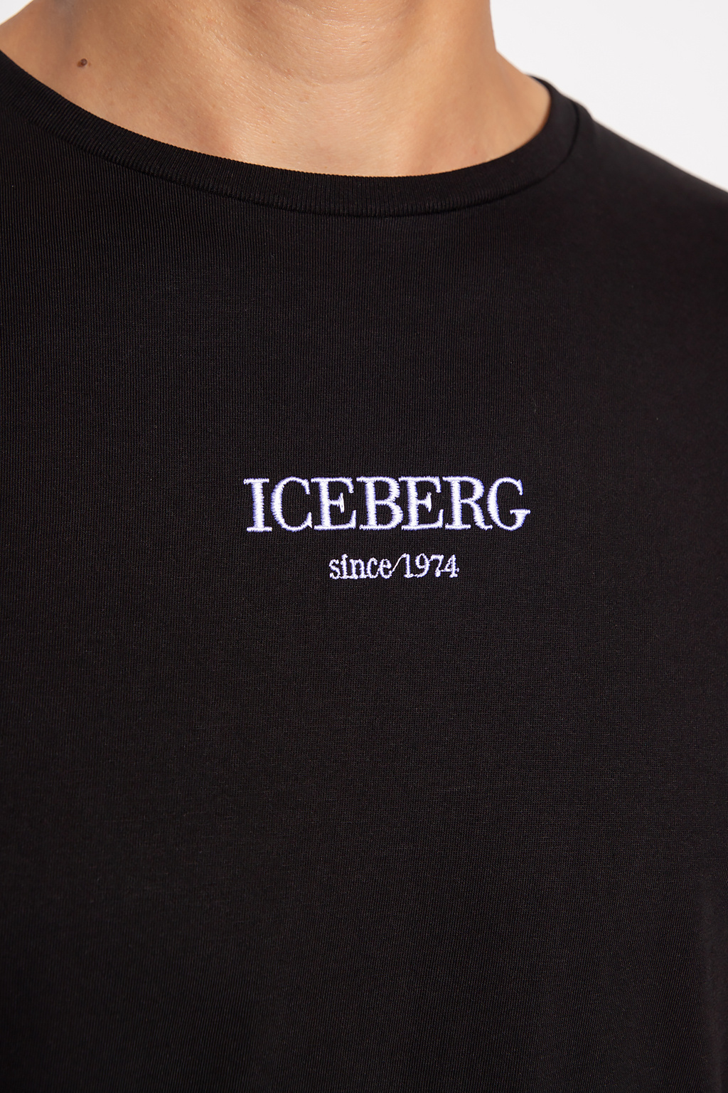 Iceberg ALLSAINTS T-SHIRT Z WYSZYTYM LOGO 'BRACE'