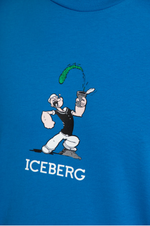 Iceberg Kortärmad T-shirt Oakland Raiders Team Logo