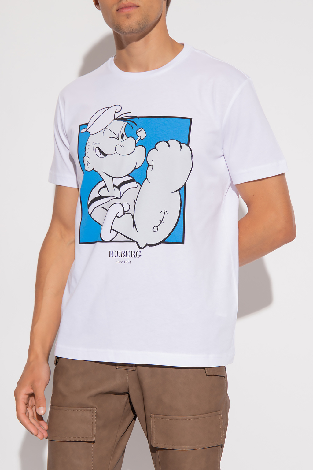 Iceberg T-shirt head with logo