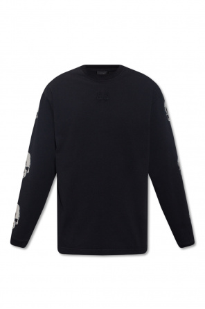 Rick Owens long-sleeved fine-knit hoodie
