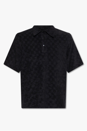 ‘towelling monogram’ polo shirt od MISBHV