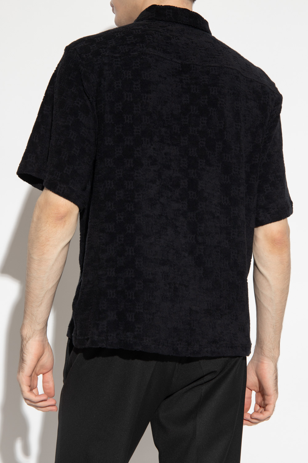 Black 'Towelling Monogram' polo shirt MISBHV - Vitkac GB