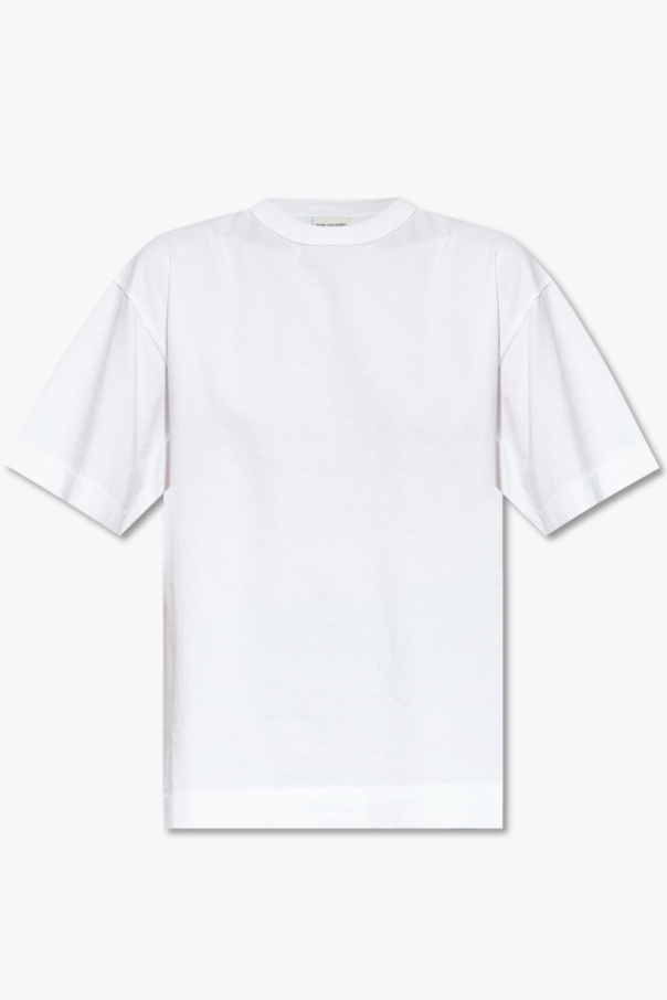 rick owens larry sheer snap fastening raglan sleeve shirt item Loose-fitting T-shirt