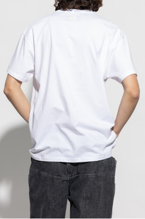 Raf Simons project convertible cotton jersey t shirt