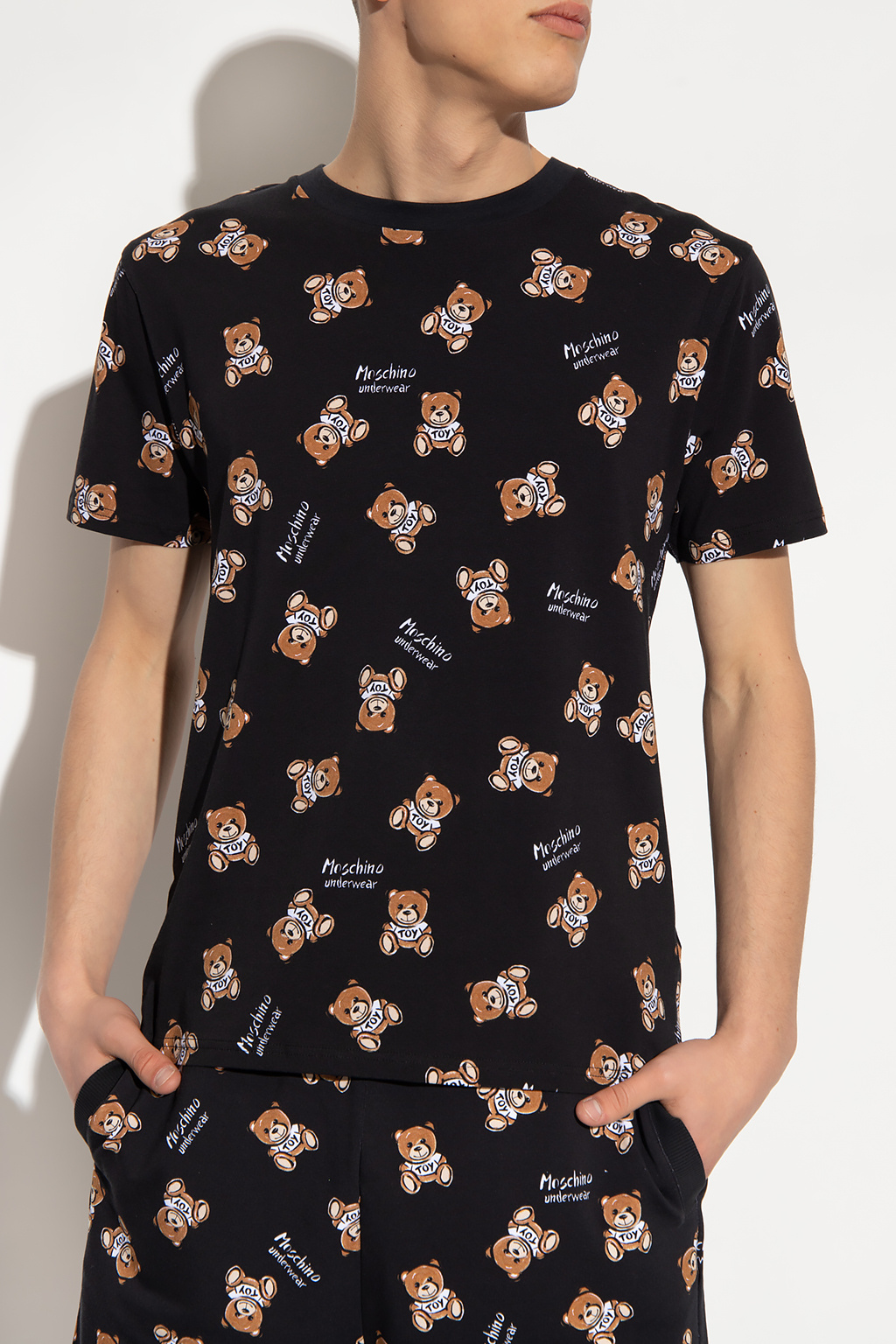 Moschino T-shirt with teddy bear motif