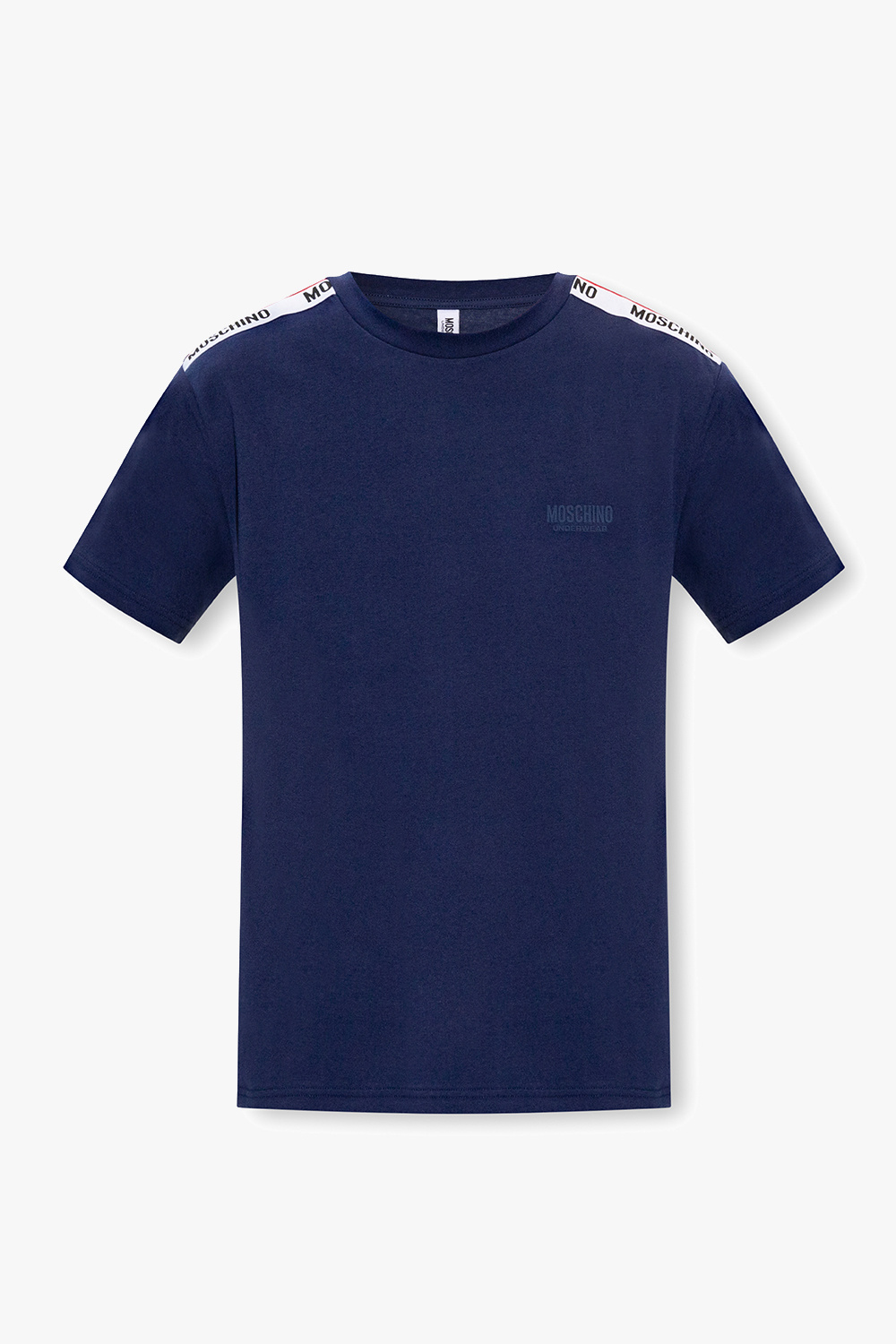 Navy blue T-shirt with logo Moschino - Vitkac Canada