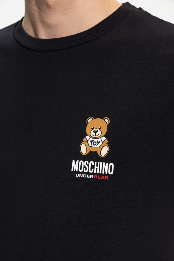 Moschino T-shirt adidas Estro 19 azul branco