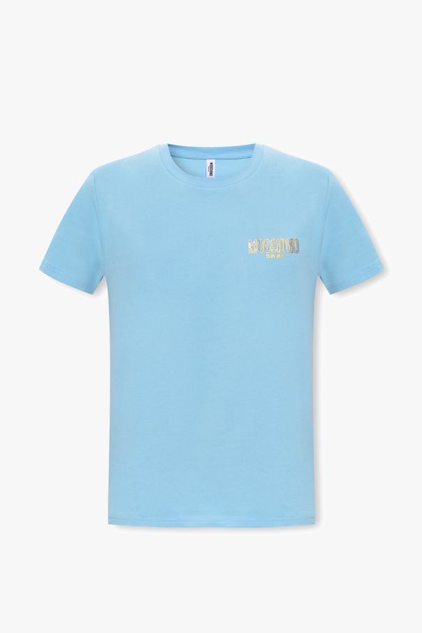 Moschino x adidas logo-print cotton T-shirt