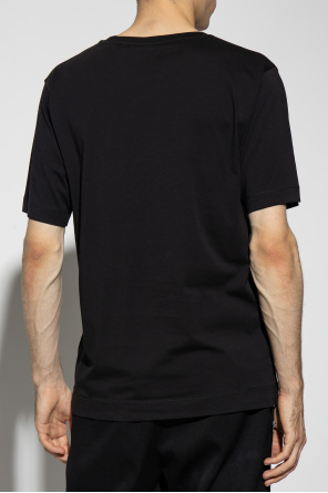 Man Active Precision T Shirt Brunello Cucinelli slogan print T-shirt