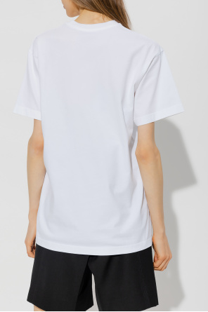 TOTEME Short Sleeve Solid V-Neck T-Shirt
