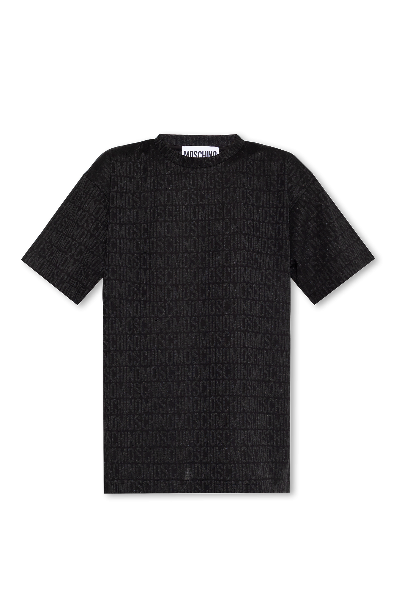 Black Monogrammed T-shirt Moschino - Vitkac France