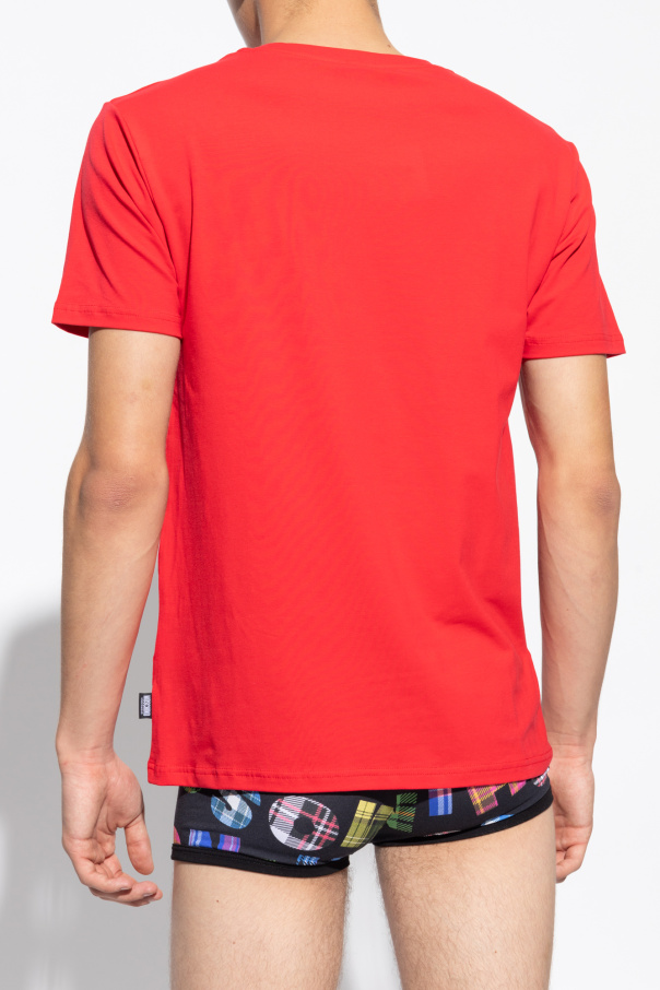 Moschino T-shirt polo with logo