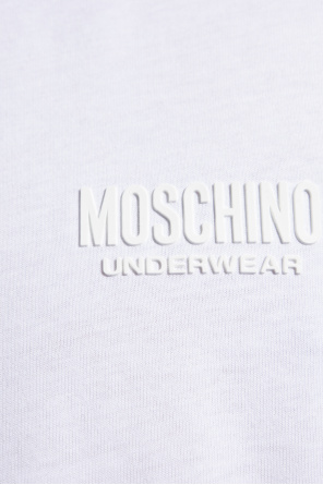 Moschino LIU JO slogan-print studded sweatshirt