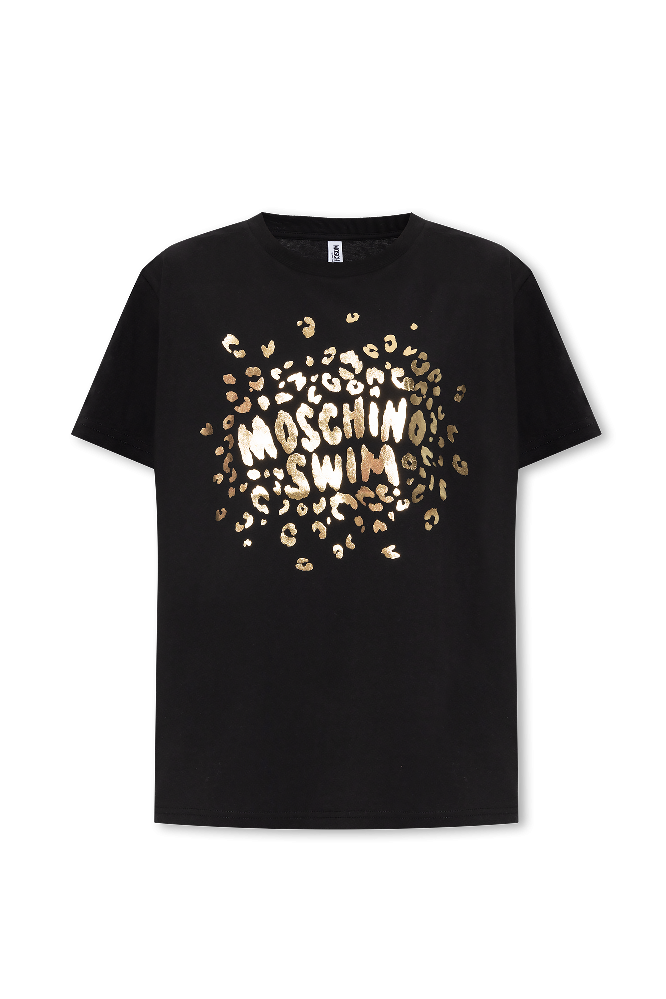 Black 'Swim' collection T-shirt Moschino - Vitkac Australia