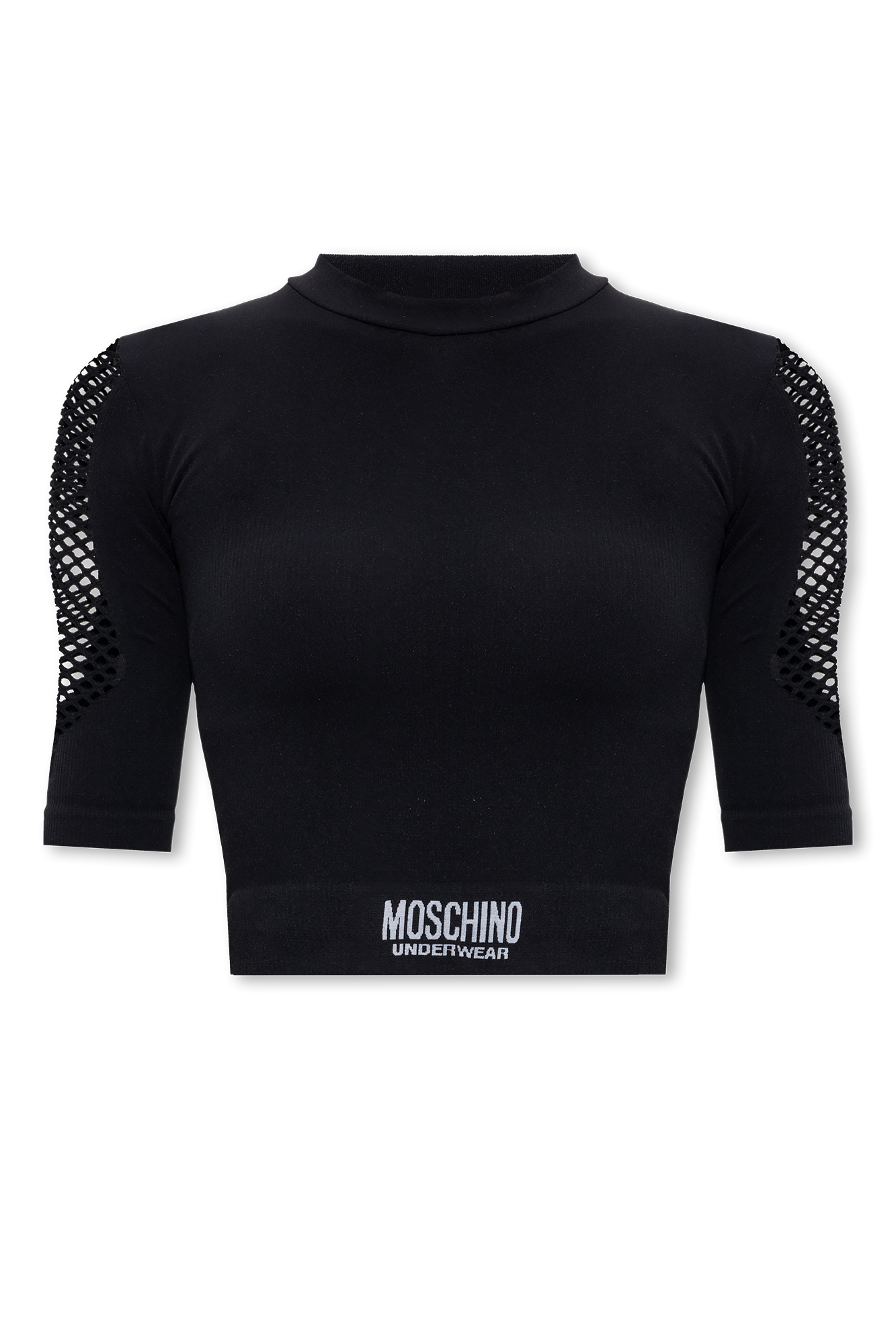 Black Monogrammed T-shirt Moschino - Vitkac France