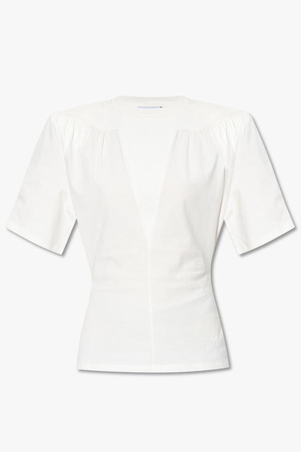 The Attico ‘Jewel’ T-shirt with slits