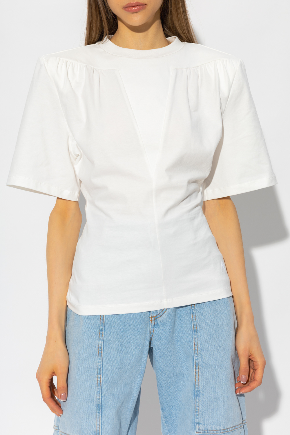 The Attico ‘Jewel’ T-shirt with slits