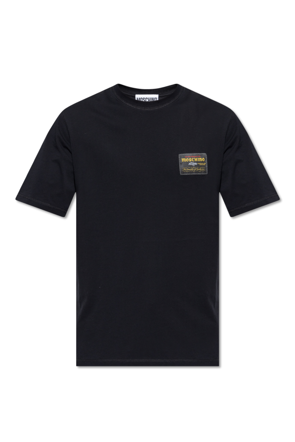 Moschino Frill Detailed Short Sleeve T-Shirt Cotton