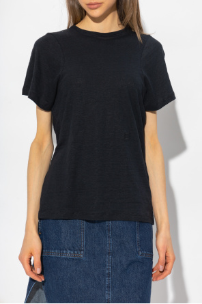 TOTEME Linen T-shirt with logo