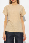 TOTEME Linen T-shirt with logo