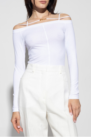 Jacquemus ‘Sierra’ top with denuded shoulders
