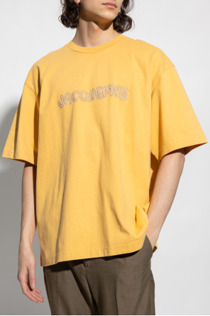Jacquemus ‘Raphia’ T-shirt Cooper with logo