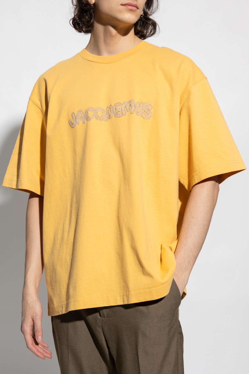 Jacquemus ‘Raphia’ T-shirt with logo