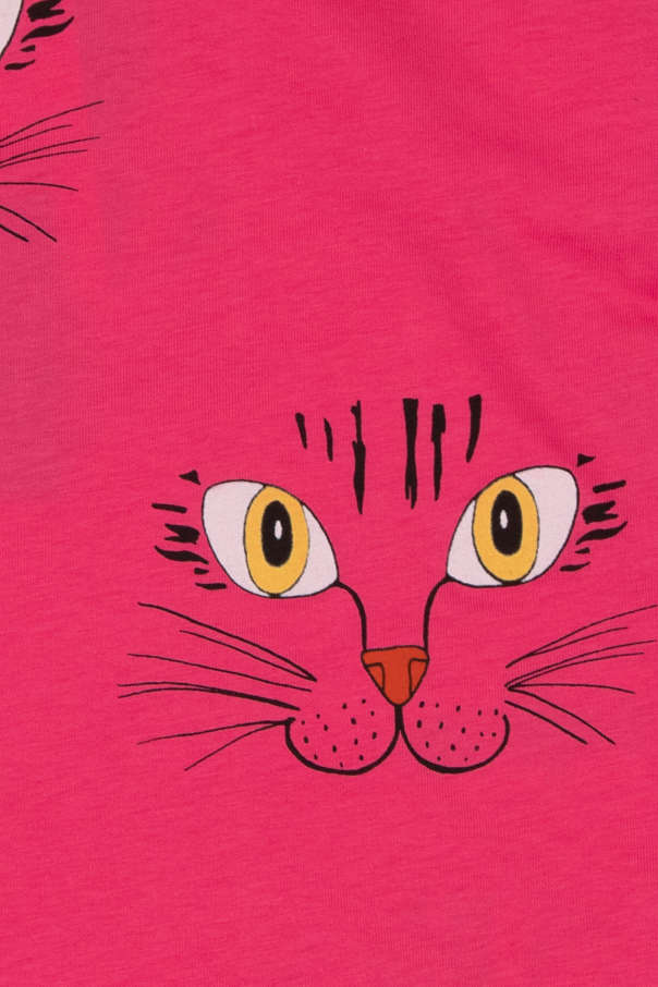 Mini Rodini T-shirt with cat motif