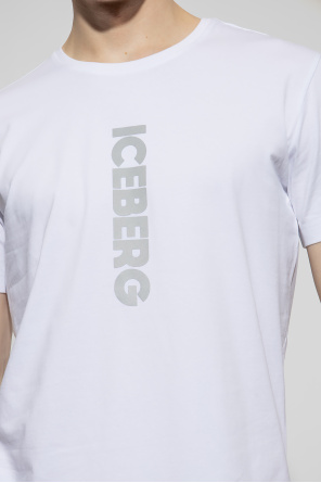 Iceberg valentino embroidered collarless shirt