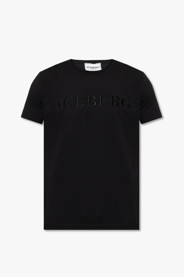 Iceberg T-shirt Bella In Jersey Interlock Stampato