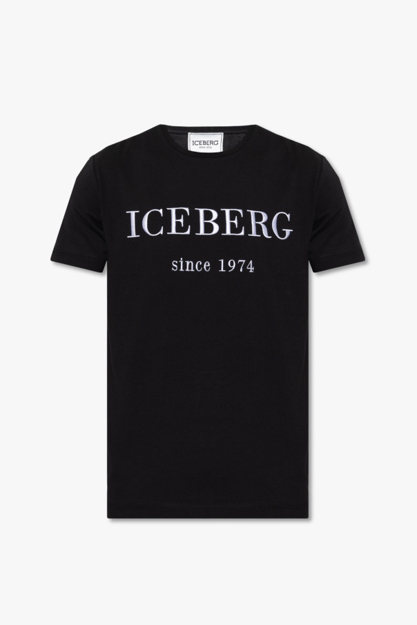 Iceberg T-shirt hondenlogo with logo