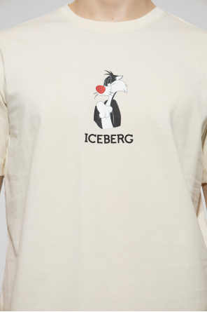 Iceberg T-shirt print with logo