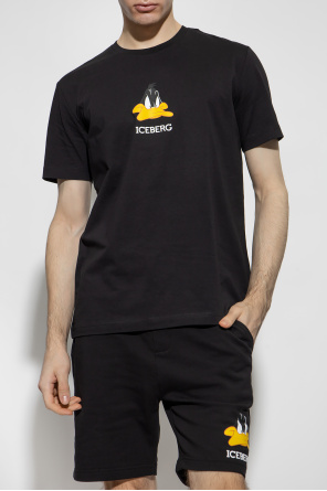 Iceberg adidas Running Space T-shirt met 3-Stripes in zwart