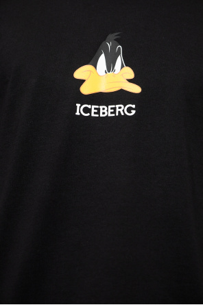 Iceberg logo embroidered graphic print sweatshirt