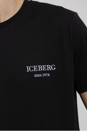 Iceberg T-shirt Striped with logo