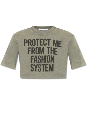 Krótki t-shirt od Moschino