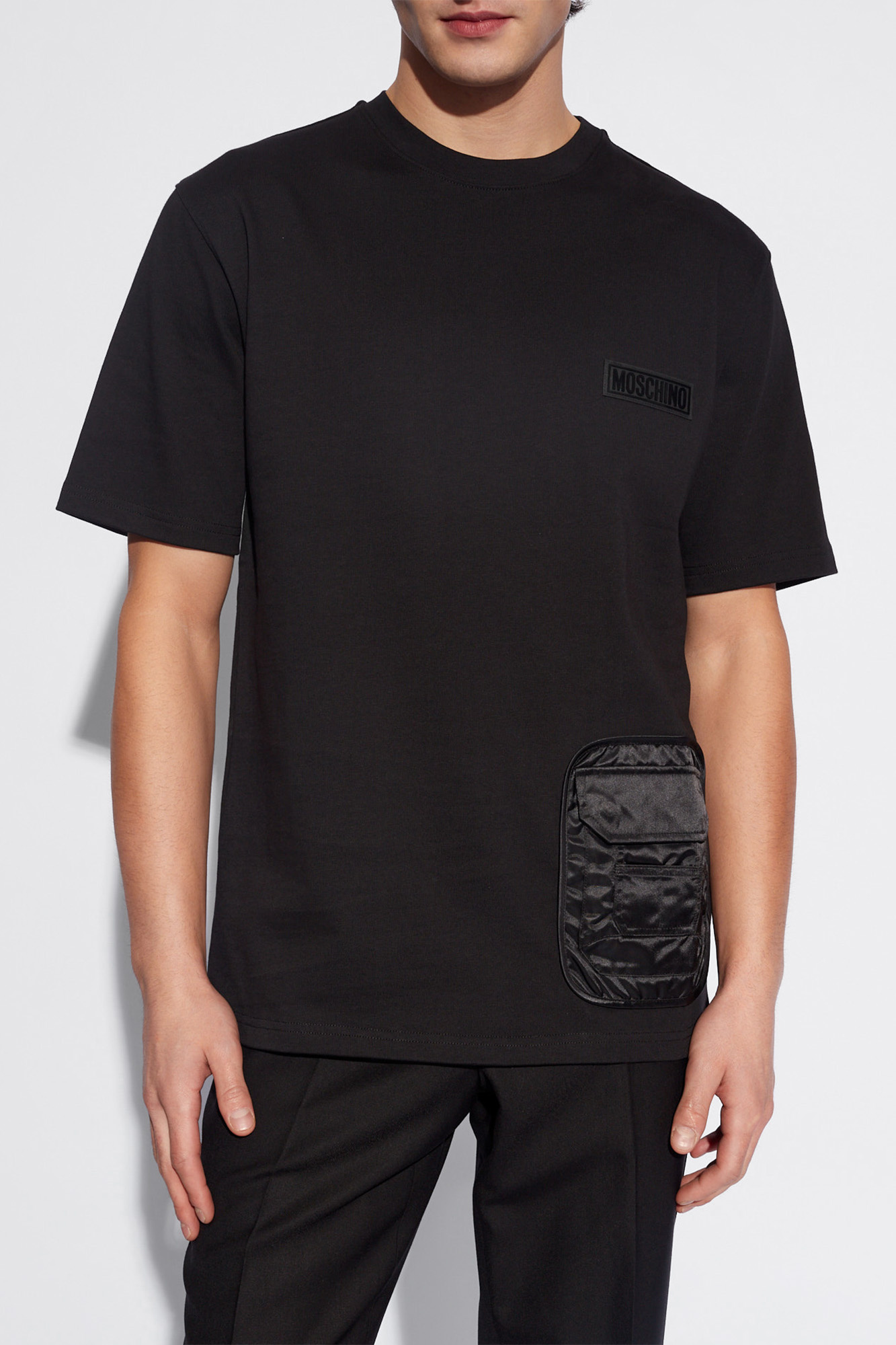 Black T-shirt with logo Moschino - Vitkac Germany