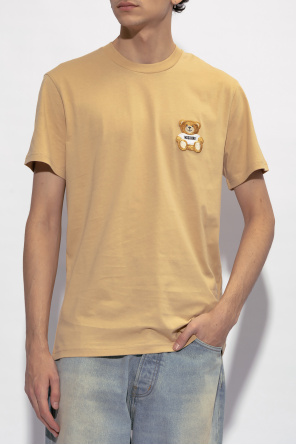 Moschino Schott T-shirt met ronde hals en borduursel in marineblauw