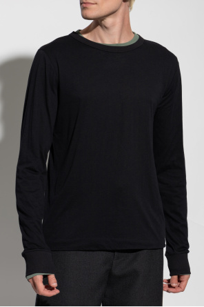 and Wander The Pocket logo-print T-shirt Schwarz Long sleeve T-shirt