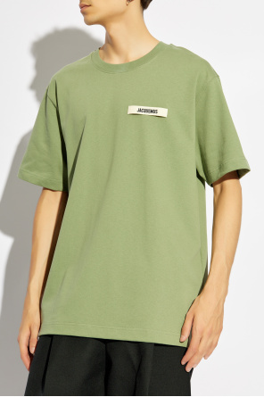 Jacquemus T-shirt z naszywką z logo