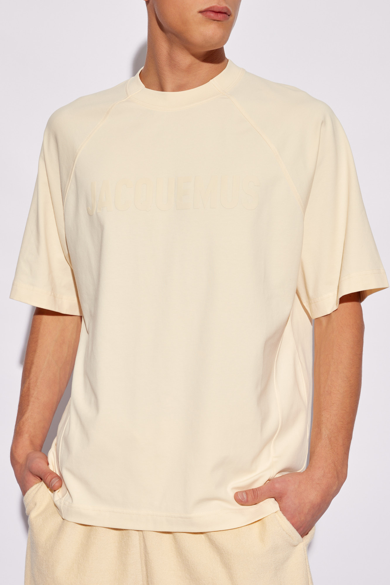 Jacquemus T-shirt Huarache z logo ‘Typo’