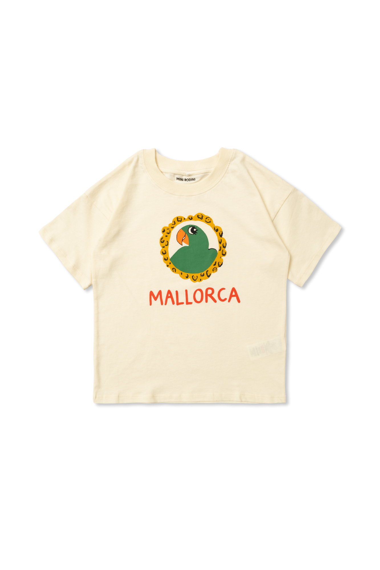 Mini Rodini T-shirt with a parrot motif