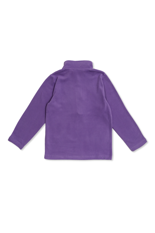 Mini Rodini Fleece jacket with stand-up collar